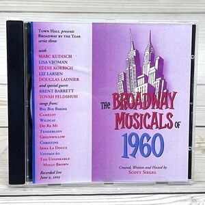 Broadway Musicals of 1960 (CD, 2004) Scott Siegel Town Hall LIVE Cast Recording